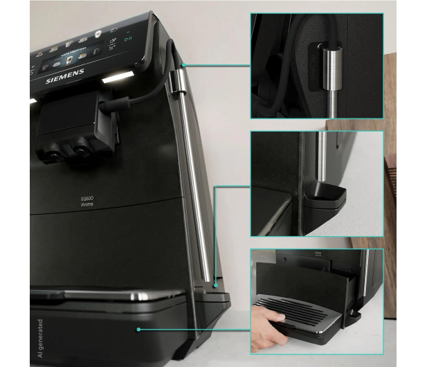 Siemens Automatyczny ekspres do kawy EQ600 iAroma - 1568813 - zdjęcie 6